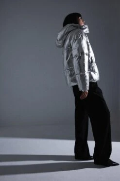 NA-KD Silver Padded Jacket -Na-Kd nakd silver padded jacket 1100 006765 0014 6 edit 2