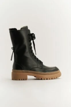 Slim Lace Up Boots
