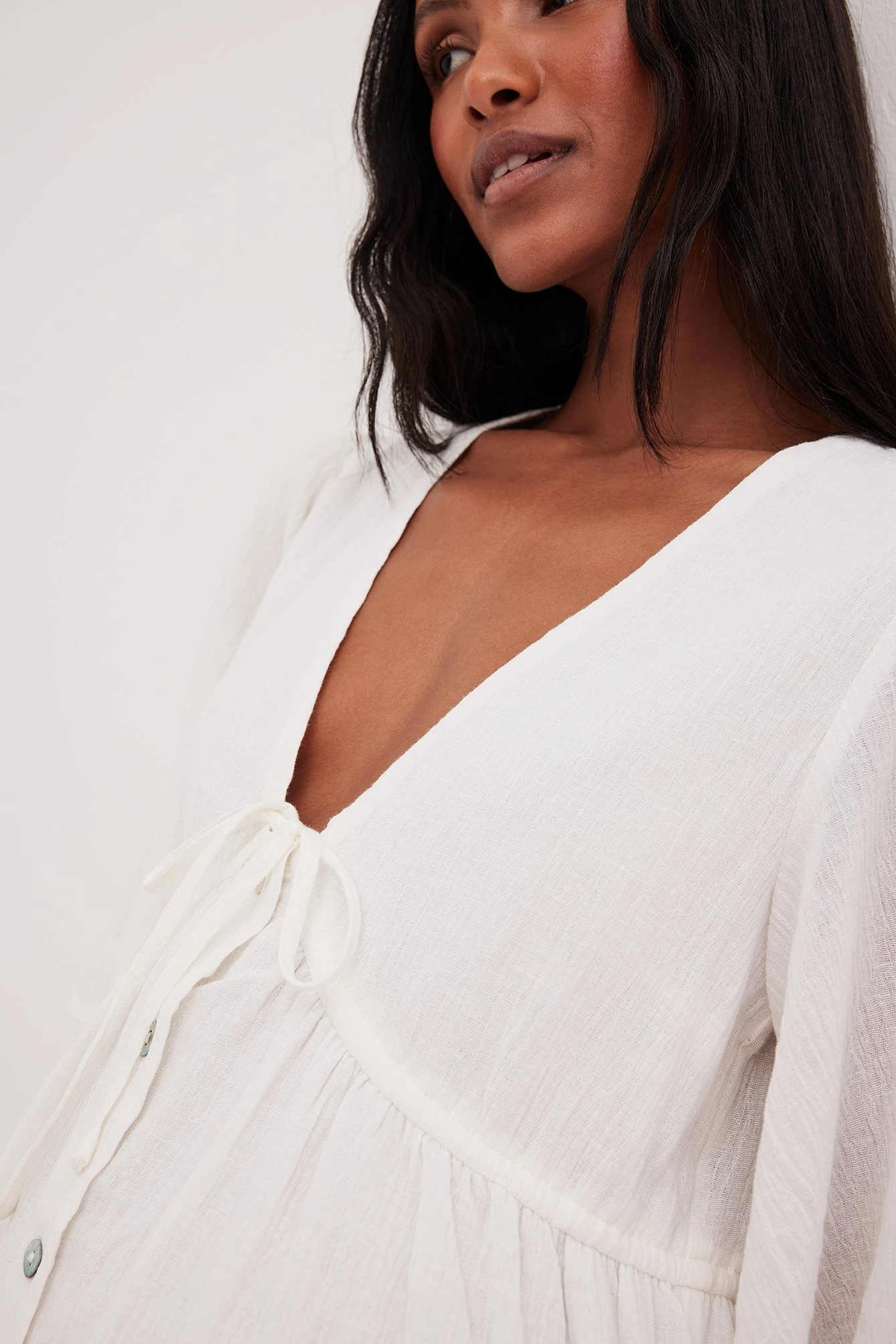 Soft Cotton Tie Waist Maxi Dress 6 Soft Cotton Tie Waist Maxi Dress - Image 4