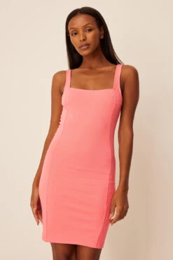 Square Neck Mini Dress -Na-Kd nakd square neck mini dress 1727 000098 0256 13217