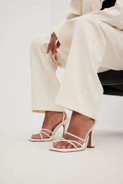 Squared Hourglass Strappy High Heels -Na-Kd nakd squared hourglass strappy high heels 1055 001405 0001 3065