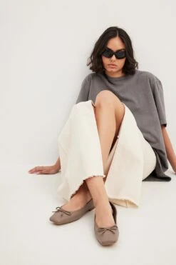 Squared Toe Ballerinas -Na-Kd nakd squared toe ballerinas 1055 001430 0119 29091