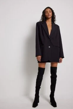 Squared Toe Overknee Boots -Na-Kd nakd squared toe overknee boots 1055 001309 0002 9213 copy