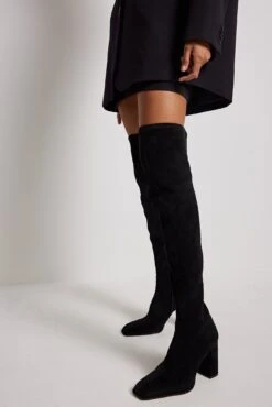 Squared Toe Overknee Boots