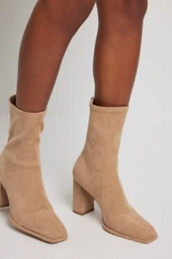 Squared Toe Soft Ankle Boots -Na-Kd nakd squared toe soft ankle boots 1055 001317 0005 3