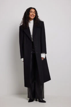 NA-KD Straight Coat -Na-Kd nakd straight coat 1100 006782 0002 01c