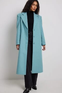 NA-KD Straight Coat -Na-Kd nakd straight coat 1100 006782 0617 0034 01c