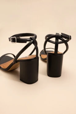 Strappy Ankle Block Heeled Sandals -Na-Kd nakd strappy ankle block heeled sandals 1055 001195 0002 1