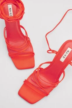 Strappy Satin Heels -Na-Kd nakd strappy satin heels 1055 001246 5536 1