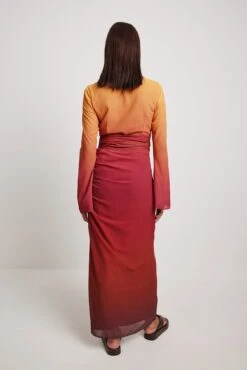 Straps Waist Ombre Maxi Dress -Na-Kd nakd straps waist ombre maxi dress 1018 009366 9416 11957