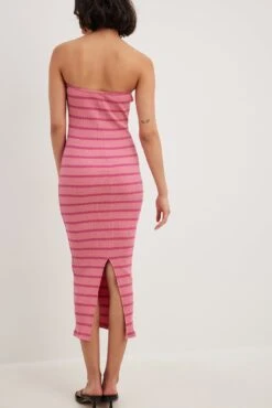Striped Tube Midi Dress -Na-Kd nakd striped tube midi dress 1044 000291 9587 28751