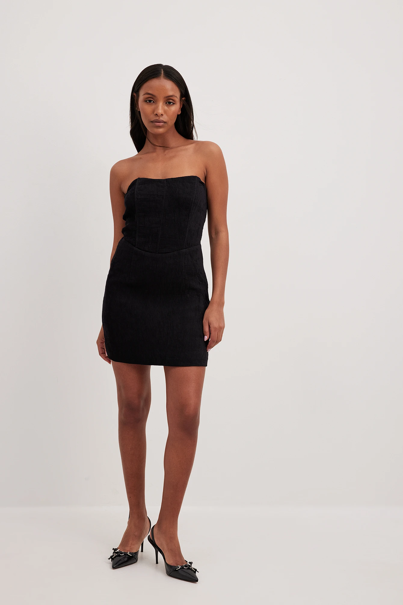 Structured Bandeau Mini Dress 9 Structured Bandeau Mini Dress - Image 7