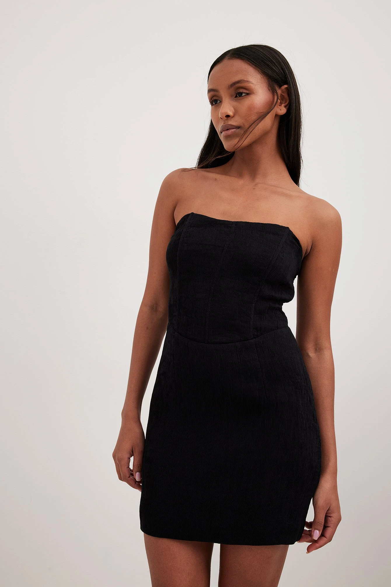 Structured Bandeau Mini Dress 7 Structured Bandeau Mini Dress - Image 5