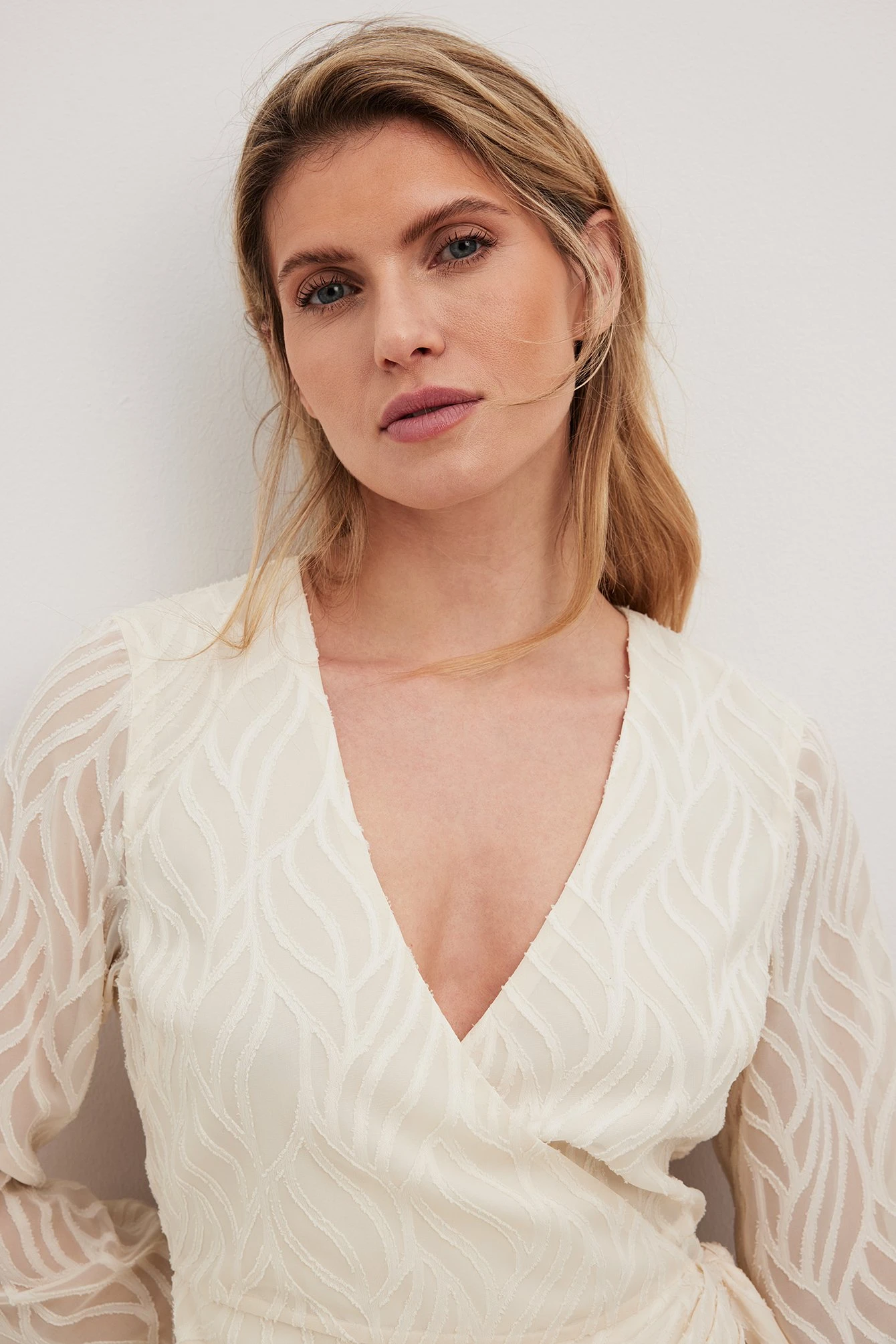 Structured Overlap Draped Mini Dress 3 Structured Overlap Draped Mini Dress