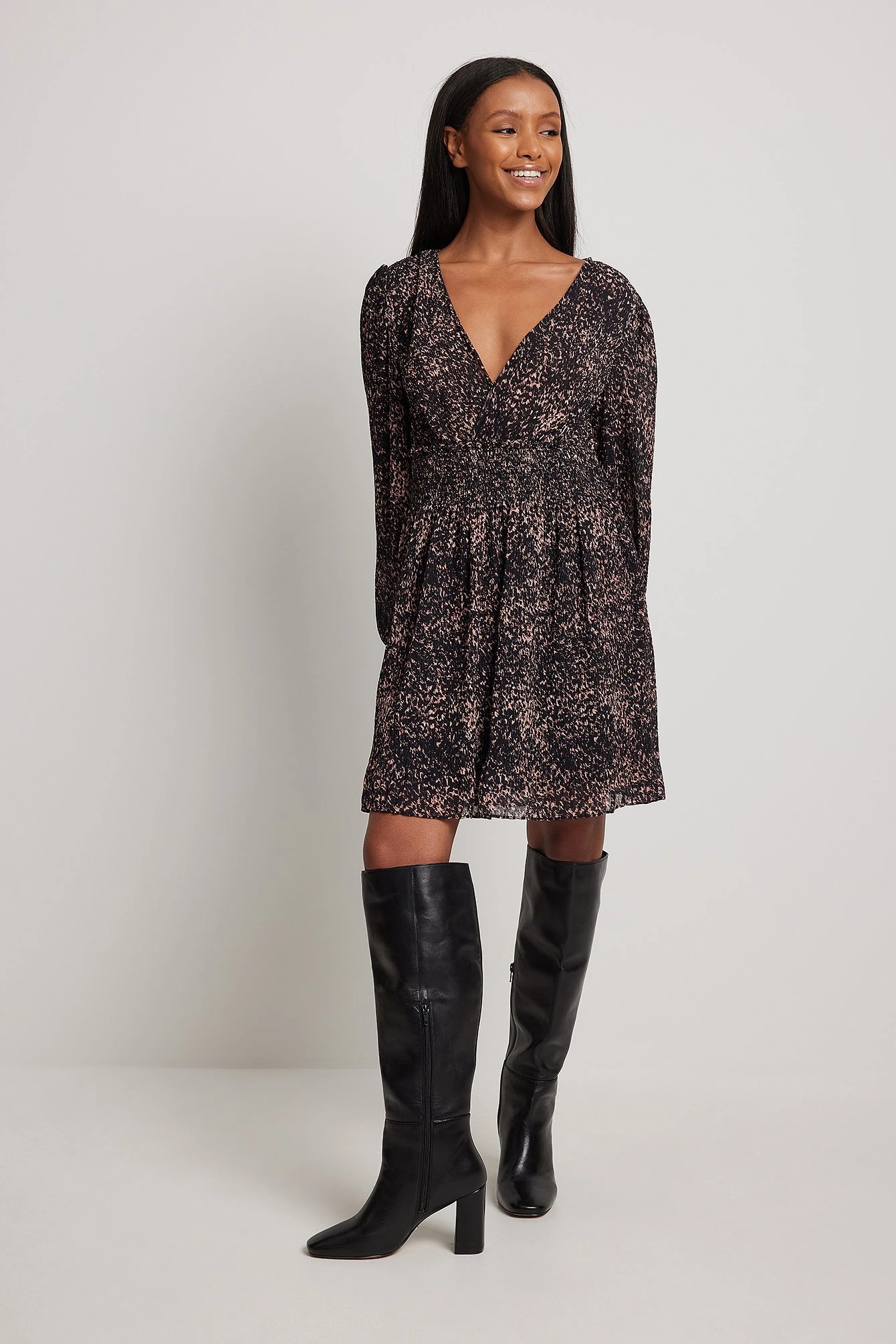 Structured Smock Waist Dress 9 Structured Smock Waist Dress - Image 7