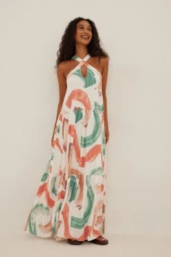 Structured Volume Maxi Dress -Na-Kd nakd structured volume maxi dress 1014 001407 0795 3691