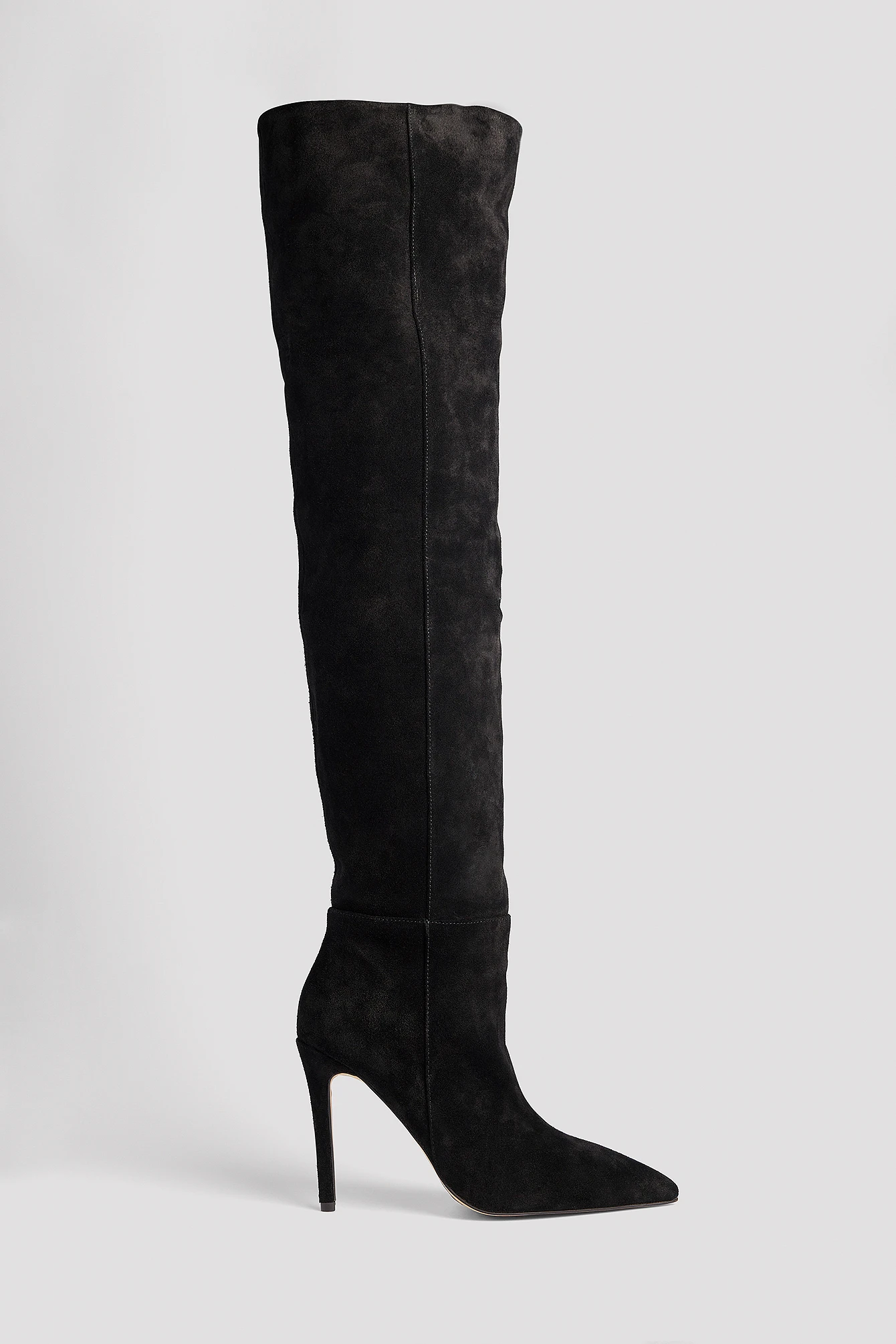 Suede Overknee Stiletto Boots 4 Suede Overknee Stiletto Boots - Image 2