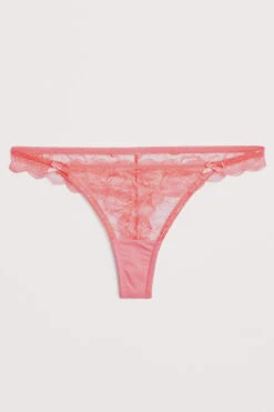 Sugar Bow Lace Thong -Na-Kd nakd sugar bow lace thong 1013 001049 0256 0535 flatlay r 2