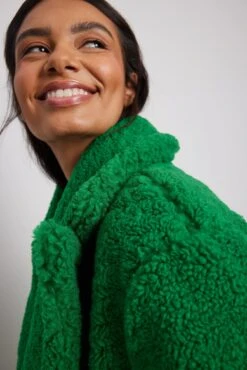 NA-KD Teddy Coat -Na-Kd nakd teddy coat 1100 006694 0010 0722