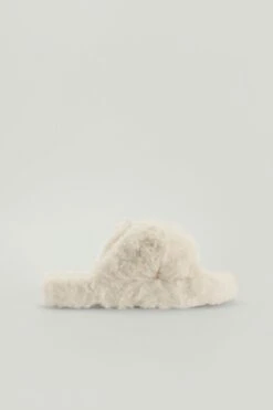 Teddy Platform Slippers