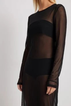 Tight Mesh Midi Dress -Na-Kd nakd tight mesh midi dress 1017 002197 0002 34189 copy