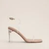 Transparent Ankle Strap Heels -Na-Kd nakd transparent flatform sandals 1055 001202 0020 0896