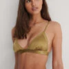 Triangle Satin Edge Bra
