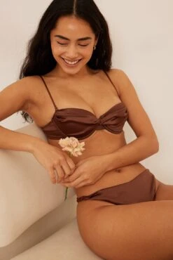 Twisted Thin Strap Satin Bra -Na-Kd nakd twisted thin strap satin bra 1013 001093 114746659 1