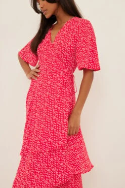 Two Layers Chiffon Midi Dress -Na-Kd nakd two layers chiffon midi dress 1014 001398 5787 2541