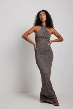 Twist Detail Long Dress