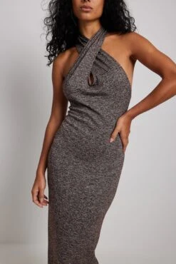 Twist Detail Long Dress -Na-Kd nakd twsit detail long dress 1749 000041 0017 2856