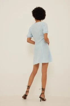 V-Neck Mini Dress -Na-Kd nakd v neck mini dress 1100 004966 4329 04