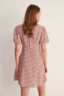 V-Neck Mini Dress -Na-Kd nakd v neck mini dress 1100 004966 8201 02k