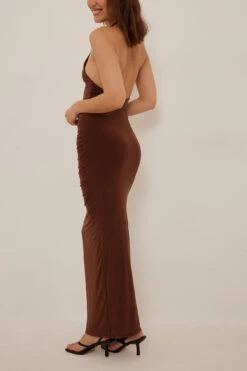 V-neck Slit Maxi Dress -Na-Kd nakd v neck slit maxi dress 1018 009769 0017 1359
