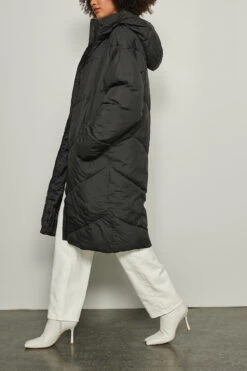 NA-KD V Shape Long Padded Jacket -Na-Kd nakd v shape long padded jacket 1100 005588 0002 03c