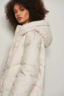 NA-KD V Shape Long Padded Jacket -Na-Kd nakd v shape long padded jacket 1100 005588 0068 04g