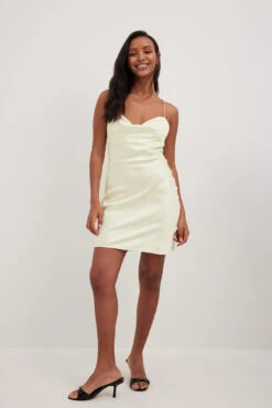 Waterfall Detail Mini Dress -Na-Kd nakd waterfall detail mini dress 1747 000007 5371 0030