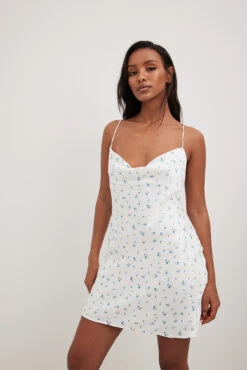 Waterfall Detail Mini Dress -Na-Kd nakd waterfall detail mini dress 1747 000007 9668 printed scarf 1736 000599 9668 37891