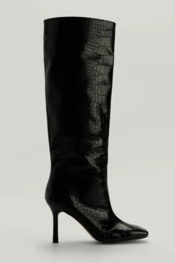 Wide Shaft Stiletto Boots 14 Wide Shaft Stiletto Boots -Na-Kd nakd wide shaft stiletto boots 1055 001113 0002 01m