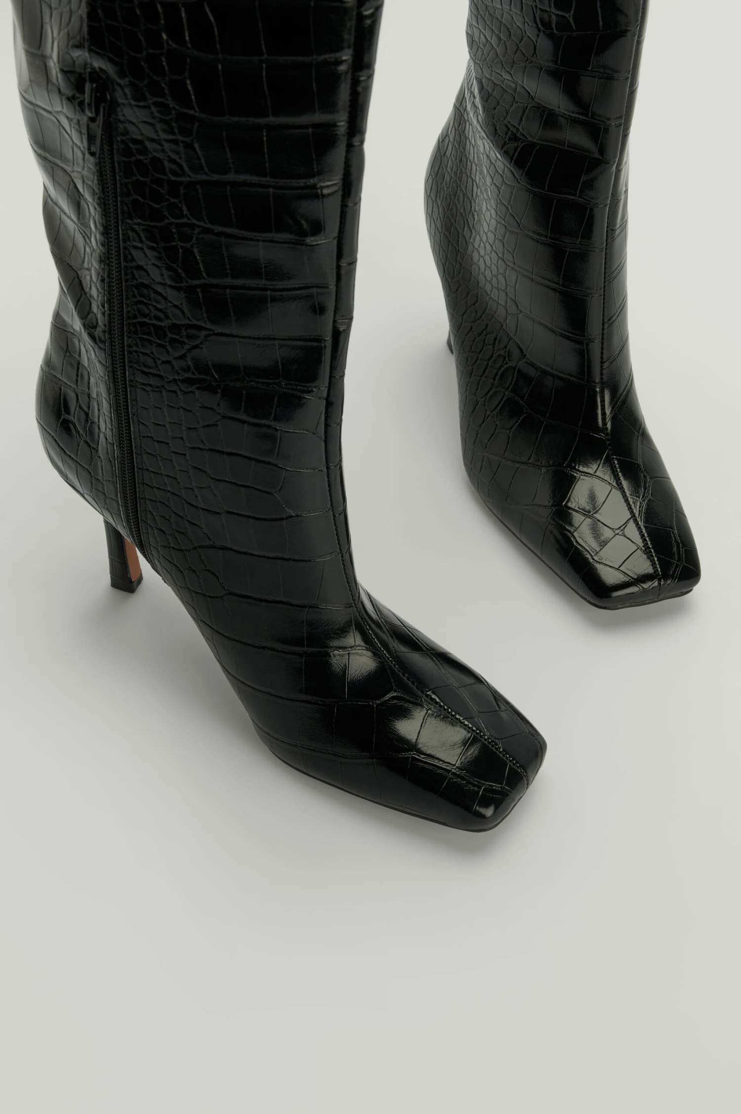 Wide Shaft Stiletto Boots 8 Wide Shaft Stiletto Boots - Image 6