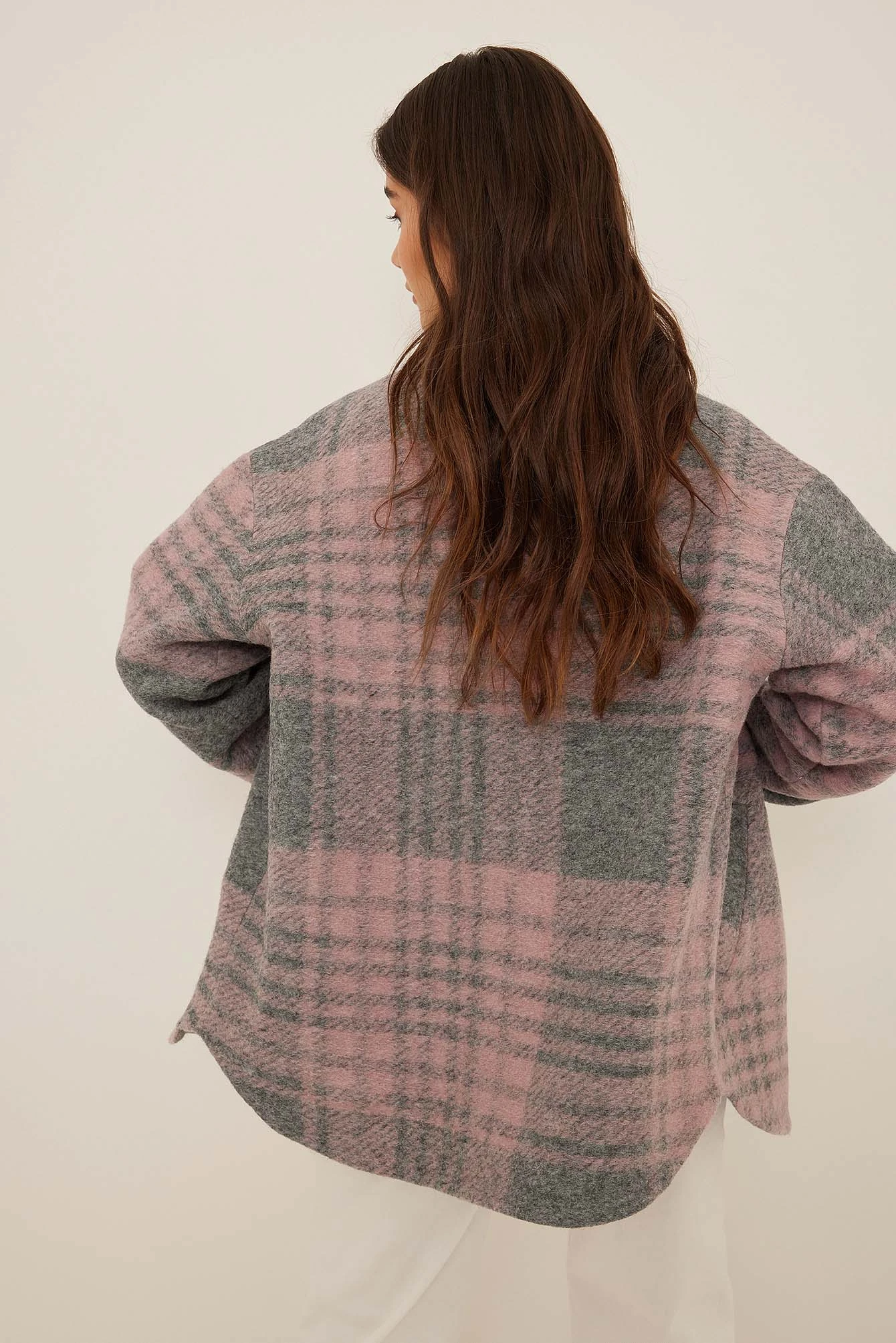 Wool Blend Checked Jacket 4 Wool Blend Checked Jacket - Image 2