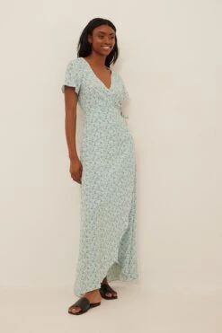 NA-KD Wrap Maxi Dress -Na-Kd nakd wrap maxi dress 1100 006143 2196 2236