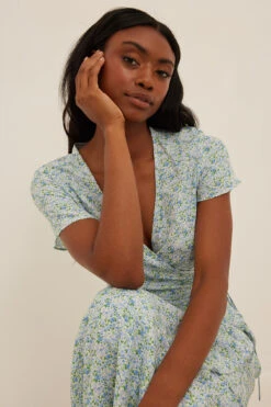 NA-KD Wrap Maxi Dress -Na-Kd nakd wrap maxi dress 1100 006143 2196 2278