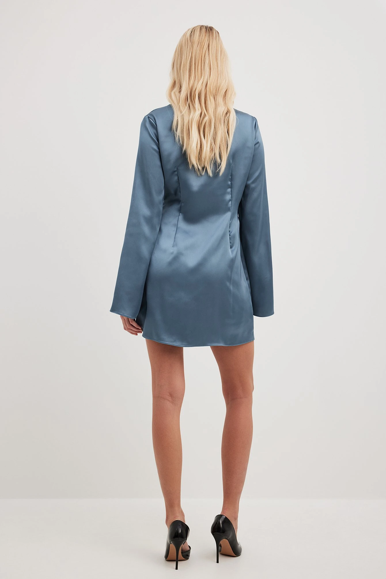 NA-KD Wrap Satin Dress 12 NA-KD Wrap Satin Dress - Image 10