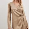NA-KD Wrap Satin Dress -Na-Kd nakd wrap satin dress 1100 006848 0668 30961