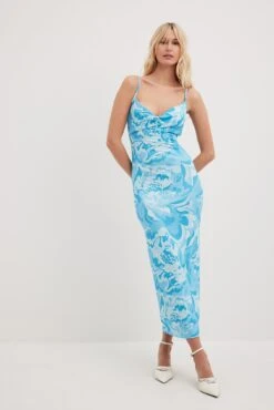 Cowl Neck Maxi Dress