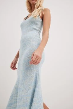 Flowy Bottom Melange Dress -Na-Kd nakdflowy bottom melange dress 1018 010280 0047 5339