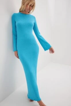 NA-KD Open Back Knitted Maxi Dress -Na-Kd nakdopen back knitted maxi dress 1100 006044 0263 15158