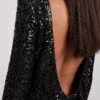 Open Back Sequin Mini Dress -Na-Kd open back sequin mini dress 1783 000018 00020712
