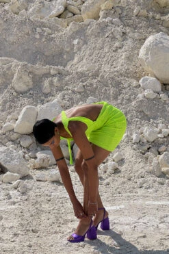 Open Back Sequin Mini Dress